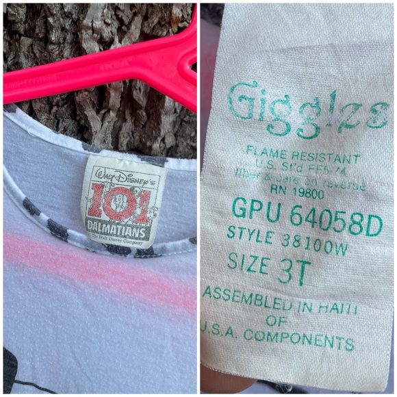 Vintage 80s 101 Dalmatians Nightgown Pajama Dress Size 3 - Picture 7 of 7